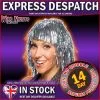 Rubies 70's FANCY DRESS WIG ~ TINSEL WIG SILVER