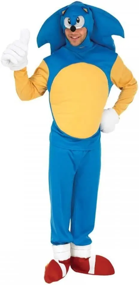 Rubies Adult Sonic The Hedgehog Costume 1 Rubies Adult Sonic The Hedgehog Costume