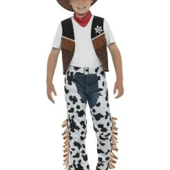 Smiffys Boys Texan Cowboy Fancy Dress Costume