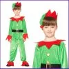Christmas Child Karnival Santa Helper Elf Costume