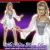 Smiffys Christmas Fancy Dress Ladies White Winter Fairy Costume