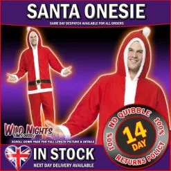 Smiffys Christmas Fancy Dress Mens Santa Costume