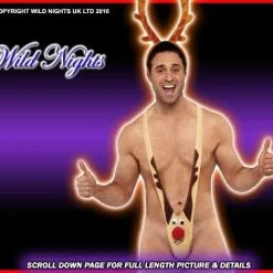 Smiffys CHRISTMAS FANCY DRESS # RUDOLF REINDEER MAN KINI