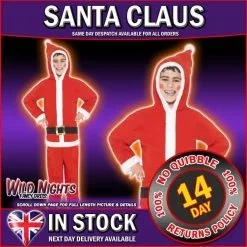 Christmas Fancy Dress Santa Boy Onesie