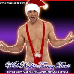 Smiffys CHRISTMAS FANCY DRESS # SANTA FACE MAN KINI