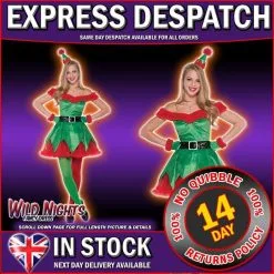 AMSCAN Christmas Fancy Dress Sexy Little Helper