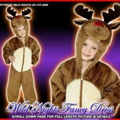 Smiffys Christmas Nativity Reindeer Costume
