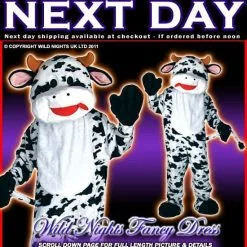 Wicked COW MASCOT COSTUME FULL BODY ANIMAL