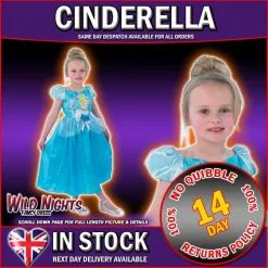 Rubies DISNEY FANCY DRESS COSTUME ~ STORYTIME CINDERELLA SMALL SM 3-4