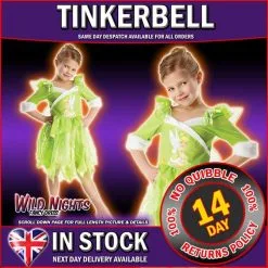 Disney Girls Tinkerbell Winter Wonderland Costume