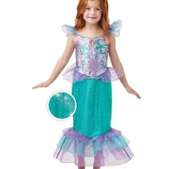 Rubies Disney Princess Girls Glitter And Sparkle Ariel Costume