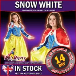 Disney Princess Girls Snow White Winter Wonderland Costume