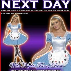 Henbrandt FANCY DRESS COSTUME # ALICE IN WONDERLAND