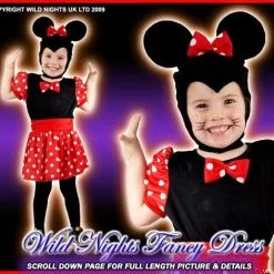 Henbrandt FANCY DRESS COSTUME GIRLS MISSY MOUSE TODDLER AGE 2-3