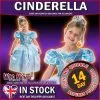 Rubies Girls Disney Princess ~ Glitter Cinderella Fancy Dress Costume
