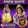 Rubies Girls Disney Princess ~ Glitter Snow White Costume