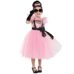 AMSCAN Girls Glam Princess Fancy Dress Costume
