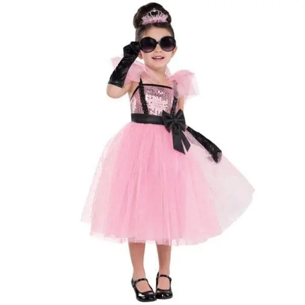 AMSCAN Girls Glam Princess Fancy Dress Costume 1 AMSCAN Girls Glam Princess Fancy Dress Costume