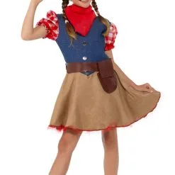 Karnival Girls Rodeo Girl Fancy Dress Costume