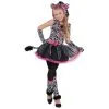 AMSCAN Girls Sassy Stripes Zebra Fancy Dress Costume