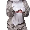 Grey Rabbit Adult Animal Mascot Costumes