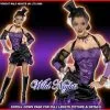 Smiffys Halloween Ladies Gothic Can Can Costume