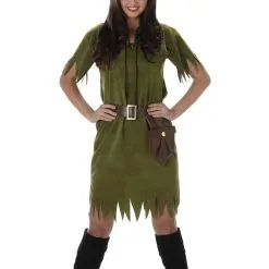 Karnival Adult Ladies Neverland Girl Costume