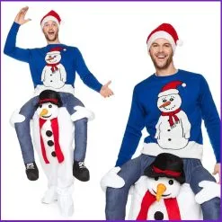 Karnival Christmas Ride Along Snowman Costume