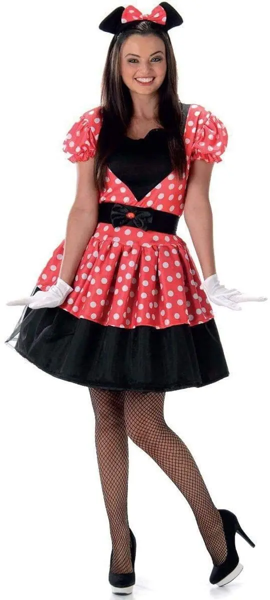 Karnival Ladies Miss Mouse Costume 1 Karnival Ladies Miss Mouse Costume