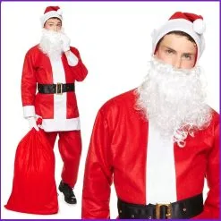Karnival Mens Christmas 5 Piece Santa Suit