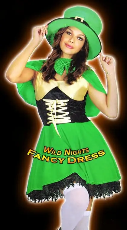 Humatt Ladies Fun St Patricks Leprechaun Costume 1 Humatt Ladies Fun St Patricks Leprechaun Costume