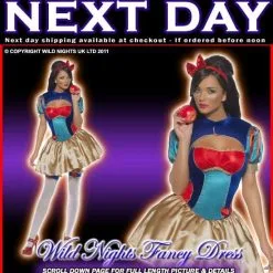 Smiffys Ladies Princess Snow White Costume