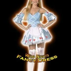 Smiffys Ladies Rebel Toons Alice In Wonderland Costume