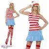 Smiffys Ladies Where's Wally? Waldo Wenda Costume