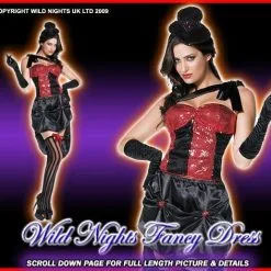 Smiffys Ladies Wild West Burlesque Costume