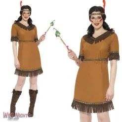 Smiffys Ladies Wild West Indian Maiden Costume