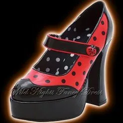 Smiffys LADYBUG PLATFORM SHOES