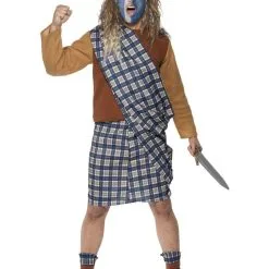 Smiffys Mens Highlander Brave Scotsman Costume