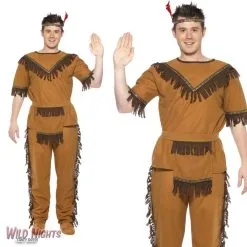 Smiffys Mens Wild West Indian Brave Costume