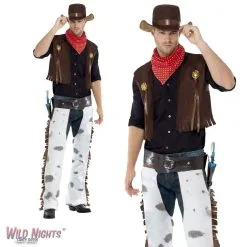 Mens Wild Western Cowboy Costume