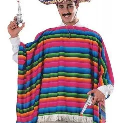 Rubies MEXICAN SERAPE / PONCHO + SOMBRERO