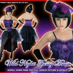 Funshack MOULIN PURPLE BURLESQUE COSTUME