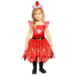 AMSCAN Peppa Pig Christmas Dress Costume