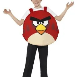 Smiffys Red Angry Birds Child Fancy Dress Costume