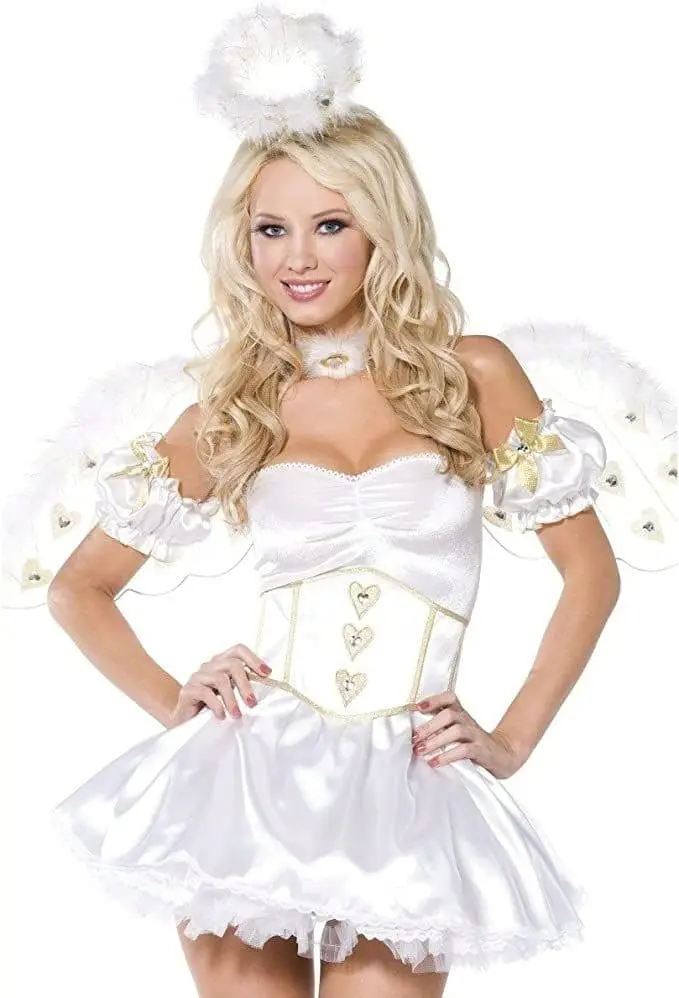 Smiffys SEXY GOLDEN HEART ANGEL 1 Smiffys SEXY GOLDEN HEART ANGEL