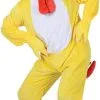 Wicked Yellow Chicken Adult Animal Mascot Costumes