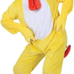 Wicked Yellow Chicken Adult Animal Mascot Costumes
